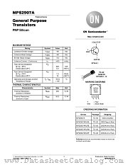 MPS2907ARL datasheet pdf ON Semiconductor