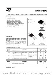BYW99PI-200RG datasheet pdf ST Microelectronics