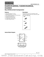 KA393DTF datasheet pdf Fairchild Semiconductor