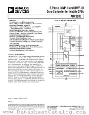 ADP3203JRU-REEL datasheet pdf Analog Devices