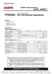 FTS2022 datasheet pdf SANYO