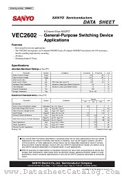 VEC2602 datasheet pdf SANYO