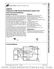LM3543M-H datasheet pdf National Semiconductor