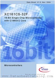 SAF-XC161CS-32F40F BA datasheet pdf Infineon