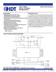 IDT54FCT543ALB datasheet pdf IDT