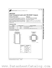 5962-87644012A(54FCT373LMQB) datasheet pdf National Semiconductor