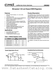 CM3002-15SF datasheet pdf California Micro Devices Corp