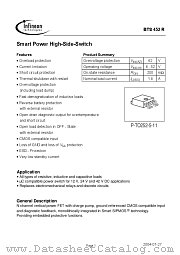 BTS 452-R datasheet pdf Infineon