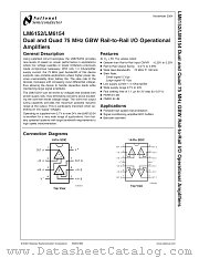 LM6152ACMX datasheet pdf National Semiconductor