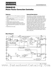 FAN4810N datasheet pdf Fairchild Semiconductor