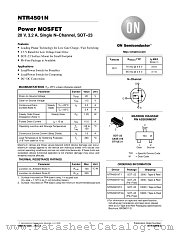 NTR4501NT1 datasheet pdf ON Semiconductor