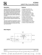 ICS502 datasheet pdf Texas Instruments