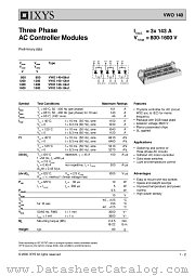 VWO140-14IO1 datasheet pdf IXYS