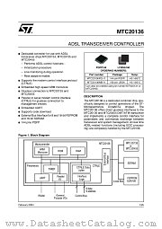 MTC20136 datasheet pdf ST Microelectronics