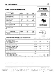 BF721T1 datasheet pdf ON Semiconductor