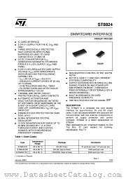 ST8024CD datasheet pdf ST Microelectronics