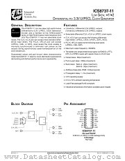 ICS8737-11 datasheet pdf Texas Instruments