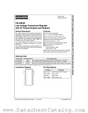 74LCX652WMX datasheet pdf Fairchild Semiconductor