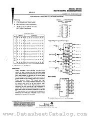 SN7445NSR datasheet pdf Texas Instruments