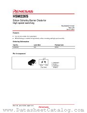 HSM226S datasheet pdf Renesas