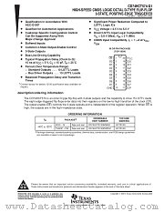 CD74HCT574QM96Q1 datasheet pdf Texas Instruments