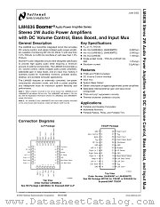 LM4836MTEX datasheet pdf National Semiconductor