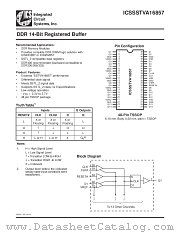 ICSSSTVF16857 datasheet pdf Texas Instruments
