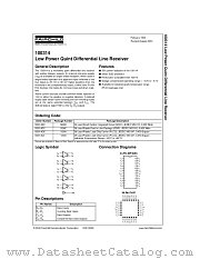 100314SCX datasheet pdf Fairchild Semiconductor