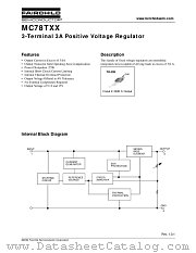 MC78T12CT datasheet pdf Fairchild Semiconductor
