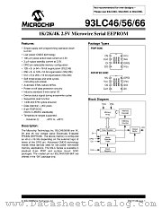93LC46/SN datasheet pdf Microchip