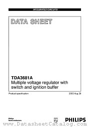 TDA3681A datasheet pdf Philips