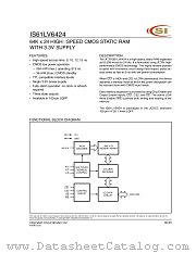 IS61LV6424 datasheet pdf ICSI