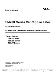 USBB13SM78K0S datasheet pdf NEC