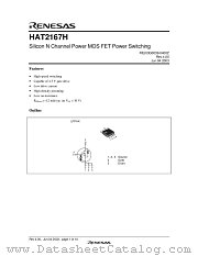HAT2167H datasheet pdf Renesas