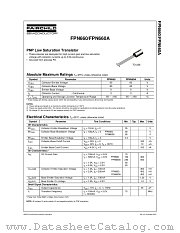 FPN660A_D75Z datasheet pdf Fairchild Semiconductor