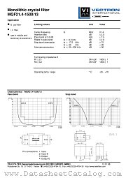 MQF21.4-1500/13 datasheet pdf Vectron