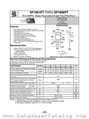 SF1603PT datasheet pdf Taiwan Semiconductor