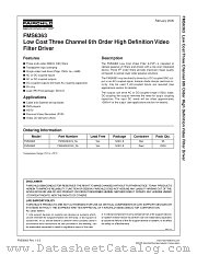 FMS6363CSX_NL datasheet pdf Fairchild Semiconductor