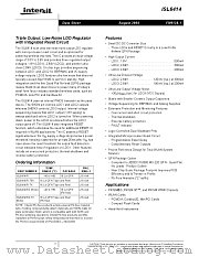 ISL6414 datasheet pdf Intersil