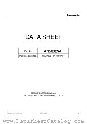 AN5832SA datasheet pdf Panasonic