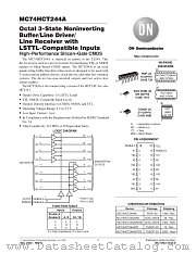 MC74HCT244ADWR2 datasheet pdf ON Semiconductor