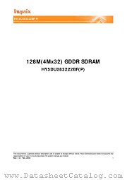 HY5DU283222BF datasheet pdf Hynix Semiconductor