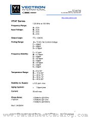 VTA7 datasheet pdf Vectron