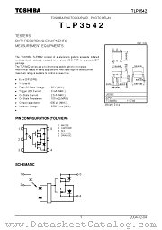 TLP3542 datasheet pdf TOSHIBA