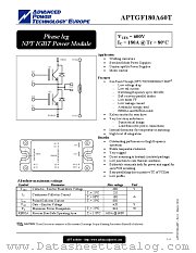 APTGF180A60T datasheet pdf Advanced Power Technology