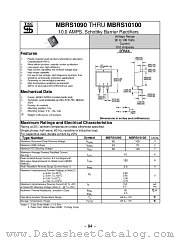 MBRS10100 datasheet pdf Taiwan Semiconductor