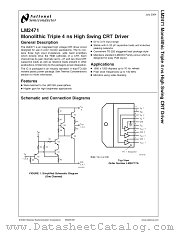 LM2471TA datasheet pdf National Semiconductor
