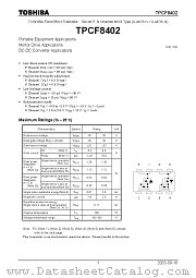 TPCF8402 datasheet pdf TOSHIBA