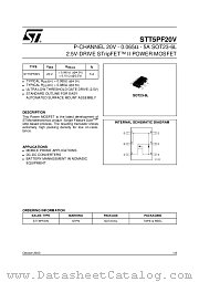 STT5PF20V datasheet pdf ST Microelectronics
