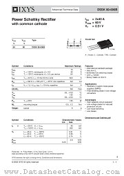 DSSK80-006B datasheet pdf IXYS